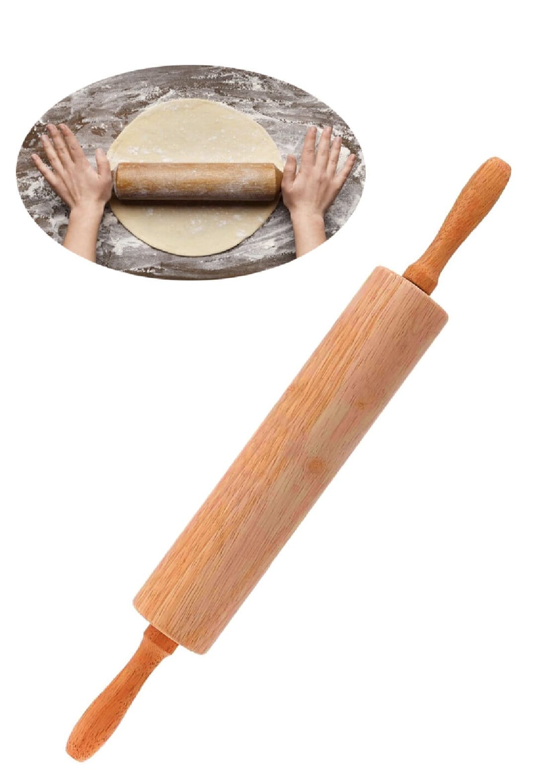Wooden rolling pin
