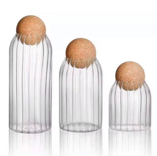 glass jars set of 3